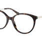 Michael Kors PALAU MK4093F Round Eyeglasses  3006-DARK TORTOISE 53-17-145 - Color Map havana