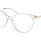 Michael Kors PALAU MK4093F Round Eyeglasses  3015-CLEAR 53-17-145 - Color Map clear