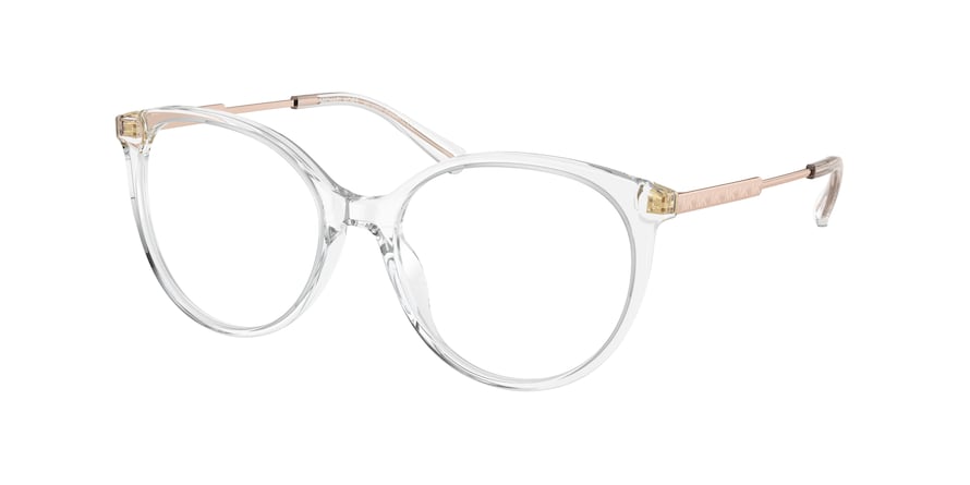 Michael Kors PALAU MK4093F Round Eyeglasses  3015-CLEAR 53-17-145 - Color Map clear
