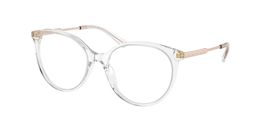Michael Kors PALAU MK4093 Round Eyeglasses  3015-CLEAR 52-17-140 - Color Map clear