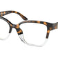 Michael Kors KARLIE I MK4094U Square Eyeglasses  3911-DARK TORTOISE/CLEAR 51-16-140 - Color Map multi