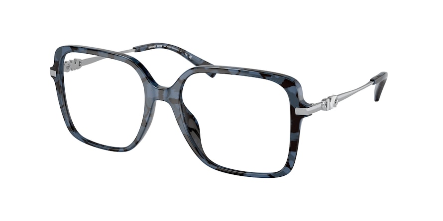 Michael Kors DOLONNE MK4095U Square Eyeglasses  3333-BLUE TORTOISE 53-17-140 - Color Map blue
