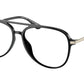 Michael Kors LADUE MK4096U Pilot Eyeglasses  3005-BLACK 56-14-140 - Color Map black