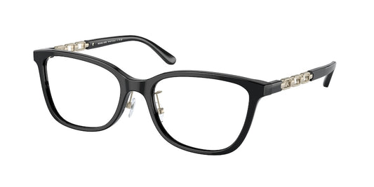 Michael Kors GREVE MK4097F Rectangle Eyeglasses  3005-BLACK 56-18-145 - Color Map black