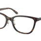 Michael Kors GREVE MK4097F Rectangle Eyeglasses  3006-DARK TORTOISE 56-18-145 - Color Map havana