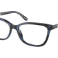 Michael Kors GREVE MK4097 Rectangle Eyeglasses  3333-BLUE TORTOISE 54-16-140 - Color Map blue