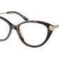 Michael Kors SAVOIE MK4098BU Cat Eye Eyeglasses  3006-DARK TORTOISE 53-16-140 - Color Map havana