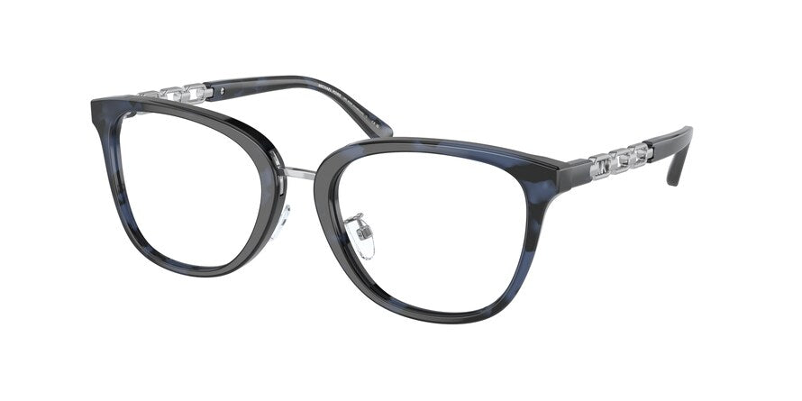 Michael Kors INNSBRUCK MK4099 Square Eyeglasses  3333-BLUE TORTOISE 52-19-140 - Color Map blue