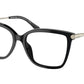 Michael Kors SHENANDOAH MK4101U Square Eyeglasses  3005-BLACK 53-16-140 - Color Map black