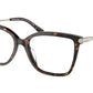 Michael Kors SHENANDOAH MK4101U Square Eyeglasses  3006-DARK TORTOISE 53-16-140 - Color Map black