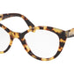 Miu Miu CORE COLLECTION MU01RV Cat Eye Eyeglasses  7S01O1-LIGHT HAVANA 52-18-140 - Color Map havana