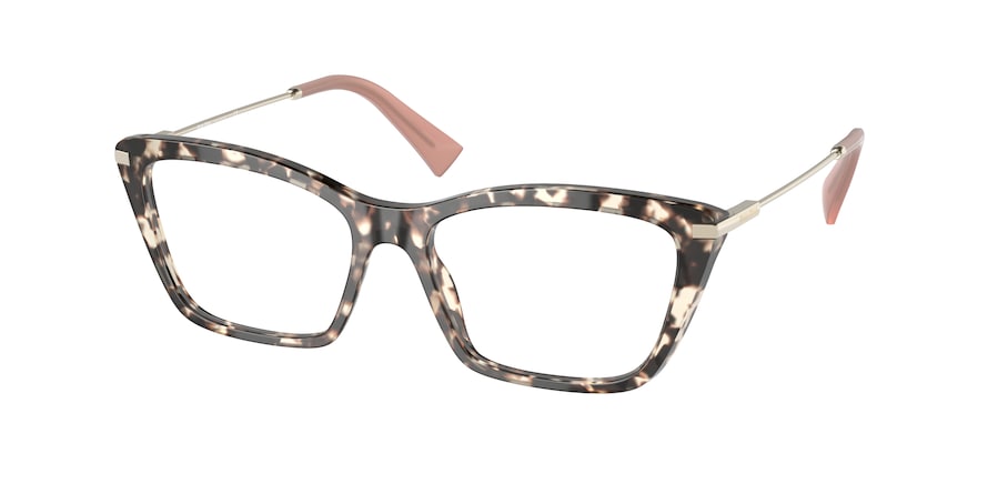 Miu Miu MU01UV Cat Eye Eyeglasses  UAO1O1-TALC HAVANA 53-16-140 - Color Map havana