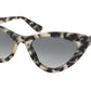 Miu Miu CORE COLLECTION MU01VS Butterfly Sunglasses  KAD3M1-SAND HAVANA BROWN 55-19-140 - Color Map havana