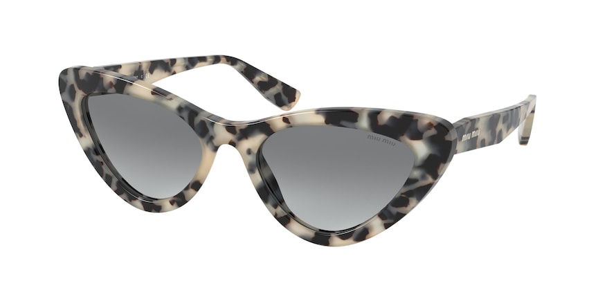 Miu Miu CORE COLLECTION MU01VS Butterfly Sunglasses  KAD3M1-SAND HAVANA BROWN 55-19-140 - Color Map havana