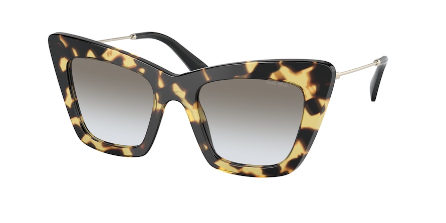 Miu Miu MU01WS Cat Eye Sunglasses  7S00A7-HAVANA LIGHT 50-20-140 - Color Map havana