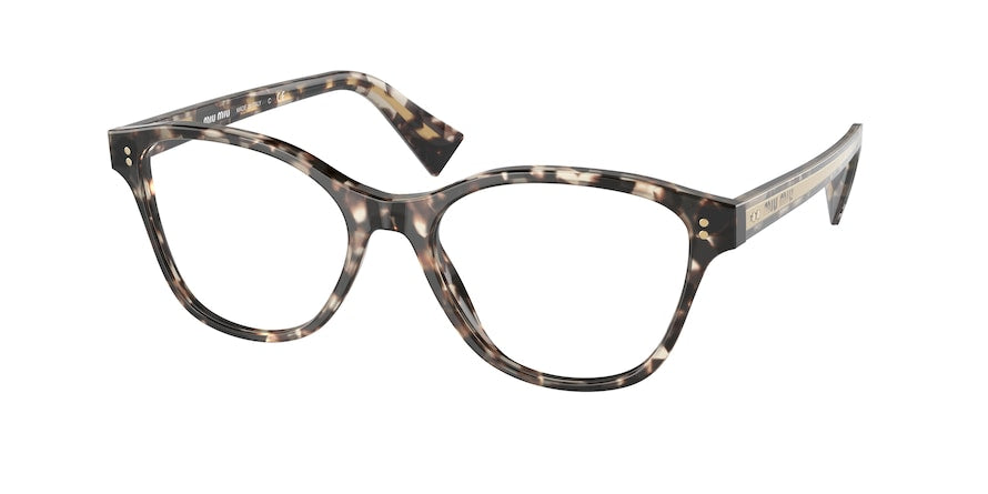 Miu Miu MU02UV Square Eyeglasses  UAO1O1-HAVANA 54-18-145 - Color Map havana