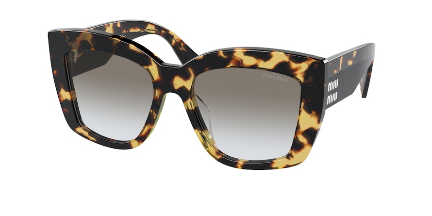 Miu Miu MU04WS Square Sunglasses  7S00A7-LIGHT HAVANA 53-18-140 - Color Map havana