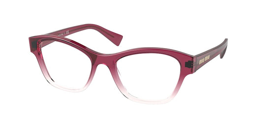 Miu Miu MU08TV Square Eyeglasses  04T1O1-GRADIENT BORDEAUX 52-19-140 - Color Map bordeaux
