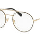 Miu Miu CORE COLLECTION MU51RV Phantos Eyeglasses  1AB1O1-BLACK 52-20-140 - Color Map black
