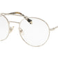 Miu Miu CORE COLLECTION MU51RV Phantos Eyeglasses  1BC1O1-SILVER 52-20-140 - Color Map silver