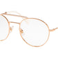 Miu Miu CORE COLLECTION MU51RV Phantos Eyeglasses  SVF1O1-ROSE GOLD 52-20-140 - Color Map pink