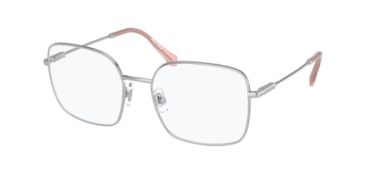 Miu Miu MU51TV Square Eyeglasses  1BC1O1-SILVER 55-18-140 - Color Map silver