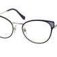 Miu Miu MU52TV Phantos Eyeglasses  02U1O1-BLUE 52-19-140 - Color Map blue