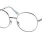 Miu Miu MU53TV Round Eyeglasses  1BC1O1-SILVER 51-19-140 - Color Map silver