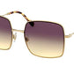 Miu Miu CORE COLLECTION MU61VS Rectangle Sunglasses - Lensntrends