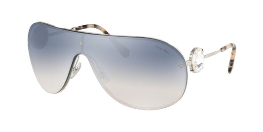 Miu Miu CORE COLLECTION MU67US Pilot Sunglasses  1BC5R0-SILVER 37-137-130 - Color Map silver