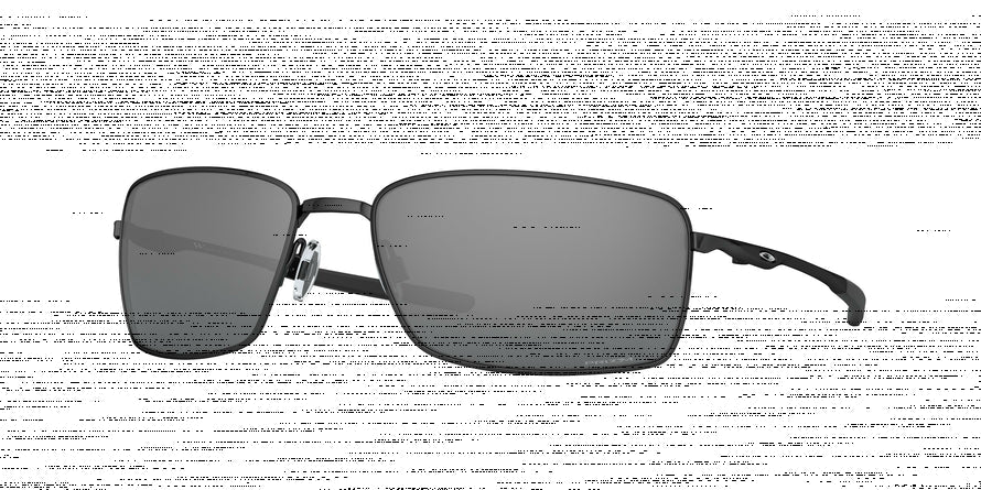 Oakley SQUARE WIRE OO4075 Rectangle Sunglasses  407513-POLISHED BLACK 60-17-123 - Color Map black