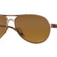 Oakley FEEDBACK OO4079 Pilot Sunglasses  407914-ROSE GOLD 59-13-135 - Color Map pink