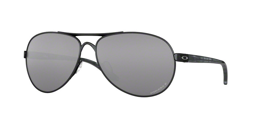 Oakley FEEDBACK OO4079 Pilot Sunglasses  407934-POLISHED BLACK 59-13-135 - Color Map black