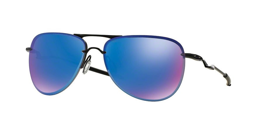 Oakley TAILPIN OO4086 Pilot Sunglasses  408608-SATIN BLACK 61-15-121 - Color Map black
