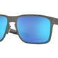 Oakley HOLBROOK METAL OO4123 Square Sunglasses  412307-MATTE GUNMETAL 55-18-132 - Color Map silver