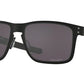 Oakley HOLBROOK METAL OO4123 Square Sunglasses  412311-MATTE BLACK 55-18-132 - Color Map black
