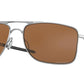 Oakley GAUGE 8 OO4124 Rectangle Sunglasses  412409-POLISHED CHROME 62-17-136 - Color Map silver