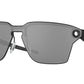 Oakley LUGPLATE OO4139 Square Sunglasses  413902-SATIN BLACK 39-139-128 - Color Map black