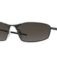 Oakley WHISKER OO4141 Oval Sunglasses  414108-SATIN LIGHT STEEL 60-16-130 - Color Map silver
