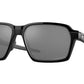 Oakley PARLAY OO4143 Rectangle Sunglasses  414304-MATTE BLACK 58-16-145 - Color Map black