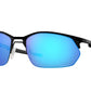 Oakley WIRE TAP 2.0 OO4145 Rectangle Sunglasses  414504-SATIN BLACK 60-19-136 - Color Map black