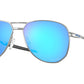 Oakley CONTRAIL OO4147 Pilot Sunglasses  414703-SATIN CHROME 57-14-144 - Color Map silver