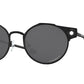 Oakley DEADBOLT OO6046 Round Sunglasses  604603-SATIN BLACK 50-19-134 - Color Map black