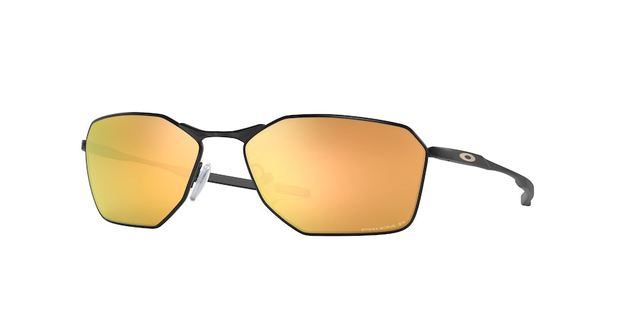 Oakley SAVITAR OO6047 Rectangle Sunglasses  604704-SATIN BLACK 58-16-138 - Color Map black