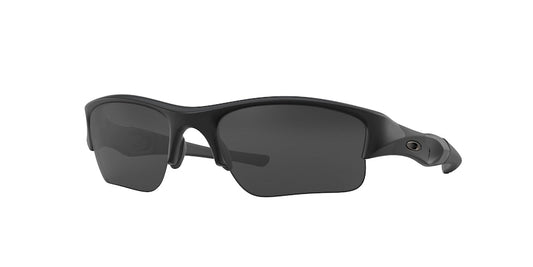 Oakley FLAK JACKET XLJ OO9009 Irregular Sunglasses  11-004-MATTE BLACK 63-14-135 - Color Map black