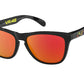 Oakley FROGSKINS OO9013 Square Sunglasses  9013E6-POLISHED BLACK 55-17-139 - Color Map black