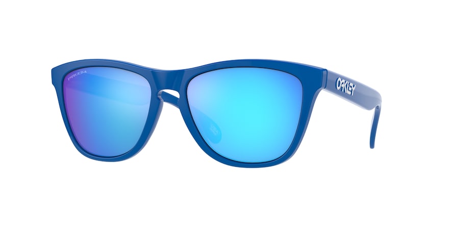 Oakley FROGSKINS OO9013 Square Sunglasses  9013J4-SAPPHIRE 55-17-139 - Color Map blue