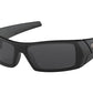 Oakley GASCAN OO9014 Rectangle Sunglasses  11-122-MATTE BLACK 61-15-128 - Color Map black