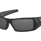 Oakley GASCAN OO9014 Rectangle Sunglasses  12-856-MATTE BLACK 61-15-128 - Color Map black