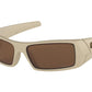 Oakley GASCAN OO9014 Rectangle Sunglasses  901441-DESERT TAN 60-15-128 - Color Map brown